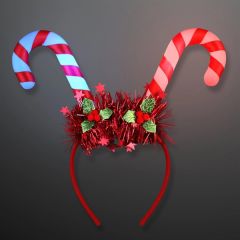 Blinky Candy Cane Headband