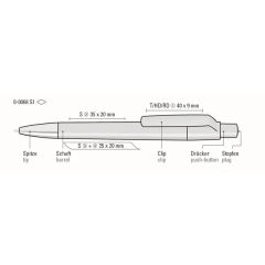 Bloom Retractable Ballpoint Pen
