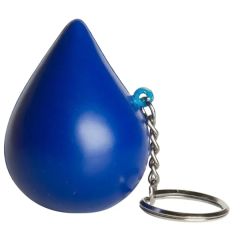Blue Drop Stress Reliever Keyring