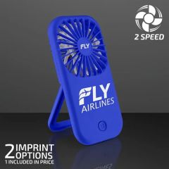 Blue Fan With Kickstand