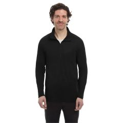 Blue Generation - Men's Pocketless 1/4-Zip Long Sleeve PU