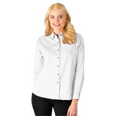 Blue Generation - Women's Pocketless Cotton Twill Shirt