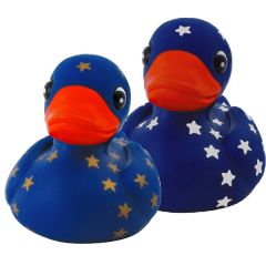 Blue Rubber Star Gazer Duck