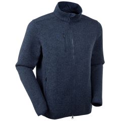 Bobby Jones Men's Performance Poly Full-Zip Sweater Jacket