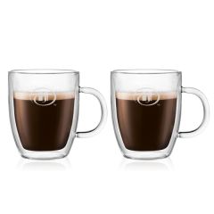 Bodum Bistro 10 Oz Double Wall Mug Set - 2 Pcs