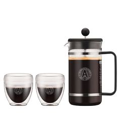 Bodum Bistro Set French Press 34 Oz & 2 Pcs Pavina Outdoor