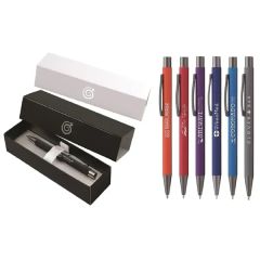 Bold Softy In Premium Gift Box - Laser Engraved - Metal Pen
