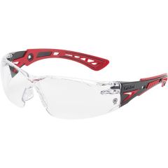 Bolle Rush Plus Temple Red Lens Clear