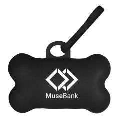 Bone Shaped Pet Bag Dispenser - 1 Color Imprint