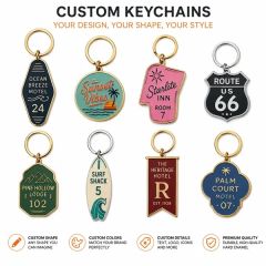 Bonita Custom Die-Struck Enamel Key Fob