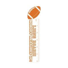 Bookmark - 2 Inch X 8 Inch Football Shape Custom Printed Bookmarks
