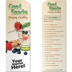 Bookmark - Good Snacks: Staying Healthy