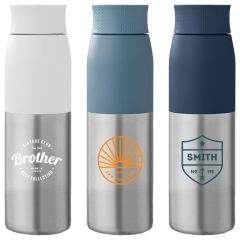 Borealis Recycled Stainless Steel Twist Lid Bot - Colorjet