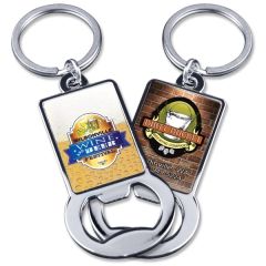 Bottle Opener Keychain Double Sided