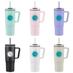 Boulder 30 Oz Straw Travel Mug