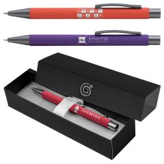 Bowie Softy In Premium Gift Box - Laser Engraved - Metal Pen