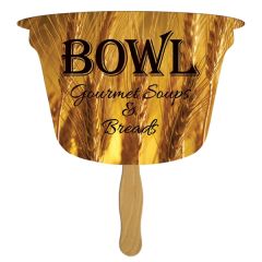Bowl Hand Fan Full Color 1 Side