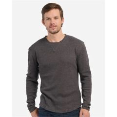 Boxercraft Men's Waffle Knit Long Sleeve T-Shirt