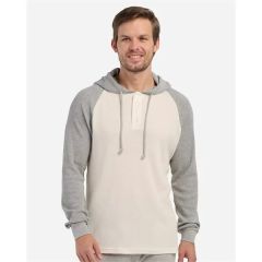 Boxercraft Unisex Waffle Knit Pullover Hooded Long Sleeve