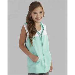 Boxercraft Youth Sleeveless Hooded Sweatshirt
