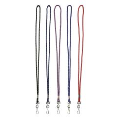Braided Bling Rope Lanyard With Swivel J-Hook
