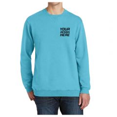 Branded Pigment-Dyed Sweatshirt