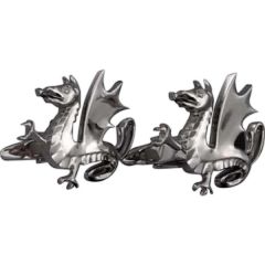 Brass Cufflinks Custom 3D Shape Dragon