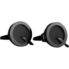 Brass Cufflinks Custom Shape Gunmetal