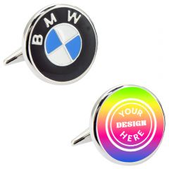 Brass Cufflinks Enamel Filled