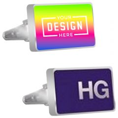 Brass Cufflinks Enamel Filled