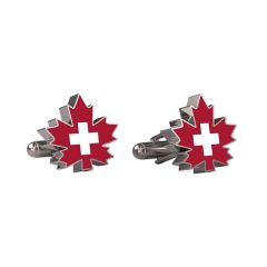 Brass Cufflinks Enamel Filled Custom Shape