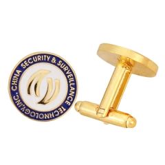 Brass Imitation Cloisonne Cufflinks