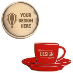 Brass Imitation Cloisonne Lapel Pins (volume)