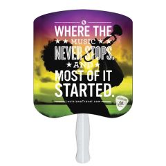 Bread Slice Hand Fan Full Color