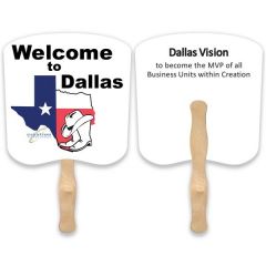 Bread Slice Shape Hand Fan