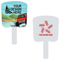 Bread Slice Shape Rally Fan Corrugated Plastic