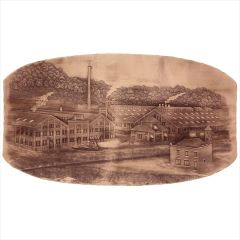 Breezewood Elongated Metal Commemorativetray