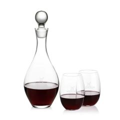 Briarwood Decanter & Carlita Stemless Wine Set