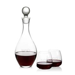 Briarwood Decanter & Hogarth Stemless Wine Set