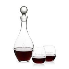 Briarwood Decanter & Redmond Stemless Wine Set