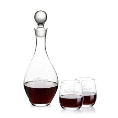 Briarwood Decanter & Salem Stemless Wine Set