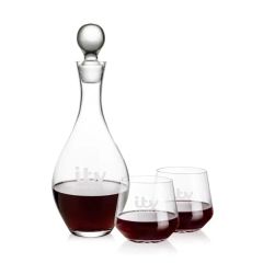 Briarwood Decanter & Sturgis Stemless Wine Set