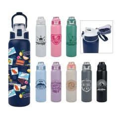 Brooke 28 Oz Double Wall, Stainless Steel Water Bottle