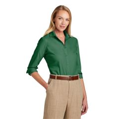 Brooks Brothers Women's Wrinkle-Free Stretch Nailhead Shirt