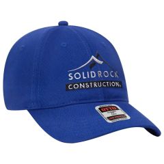 Brushed Bull Denim 6 Panel Low Profile Baseball Cap