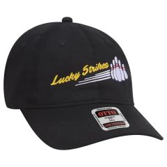 Brushed Cotton Blend Twill 6 Panel Low Profile Baseball Cap