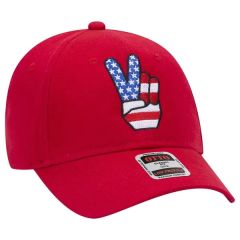 Brushed Cotton Twill 6 Panel Low Profile Baseball Cap
