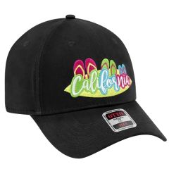 Brushed Cotton Twill Flex 6 Panel Cap