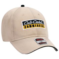 Brushed Cotton Twill Sandwich Visor 6 Panel Baseball Cap