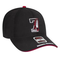 Brushed Cotton Twill Sandwich Visor 6 Panel Baseball Cap